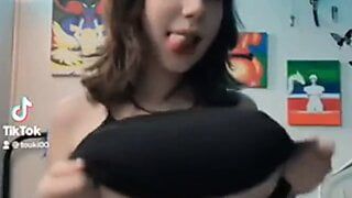 Busty girl from TikTok